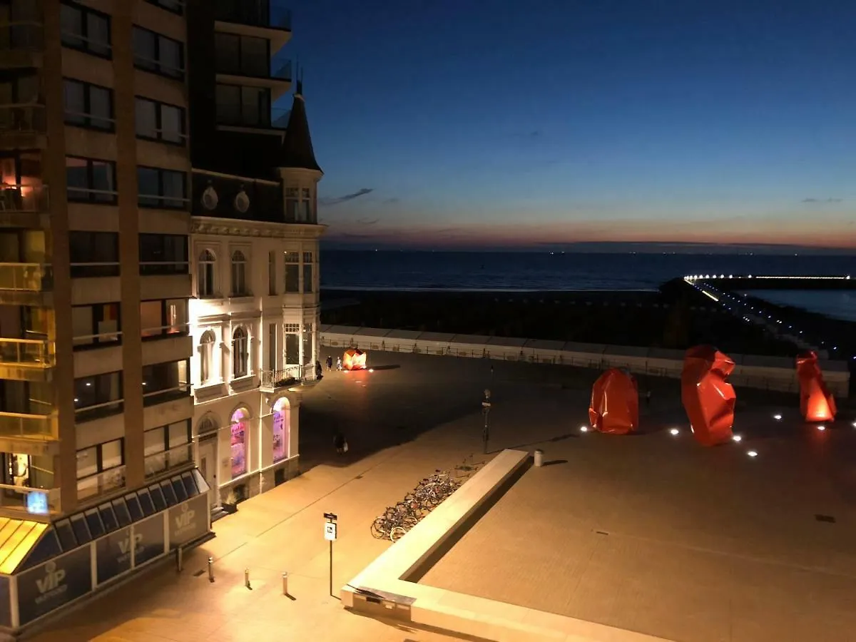 Panoramic View On Beach, Ships, Sea - Place To Be Ostend