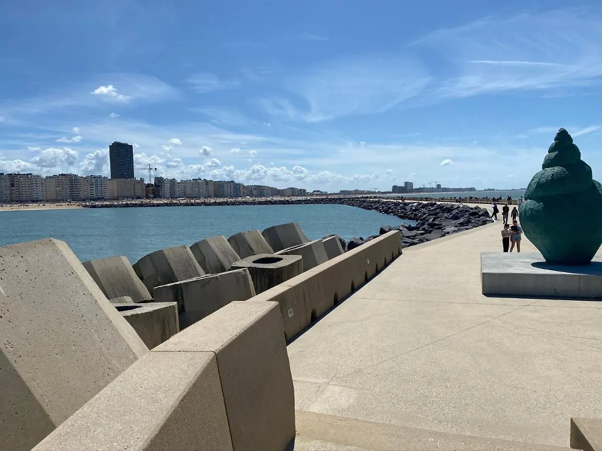 Panoramic View On Beach, Ships, Sea - Place To Be Ostend Belgium