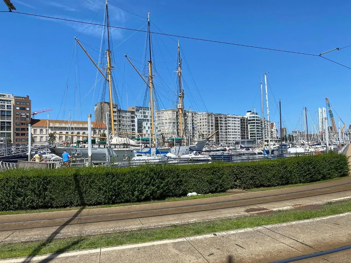 Panoramic View On Beach, Ships, Sea - Place To Be Ostend 0*,  Belgium